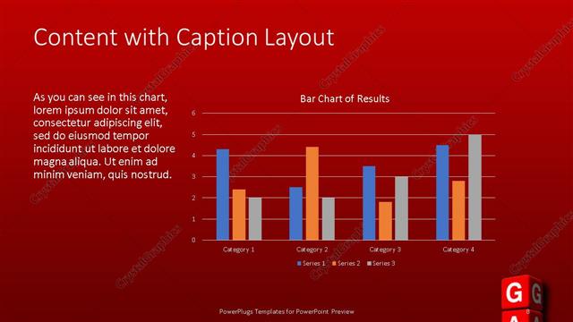 Content with Caption presentation slide layout