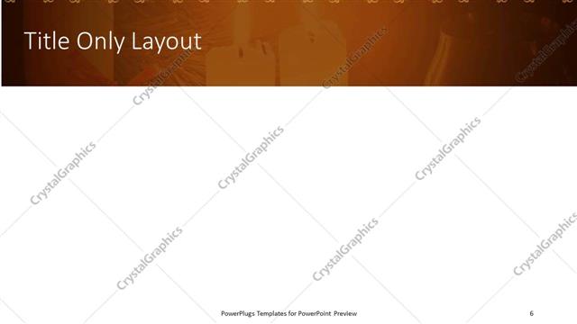 Title Only presentation slide layout