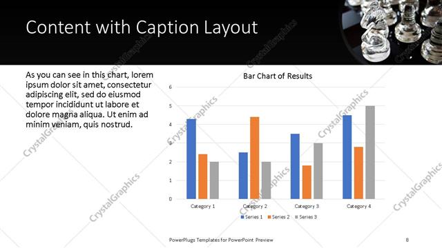 Content with Caption presentation slide layout