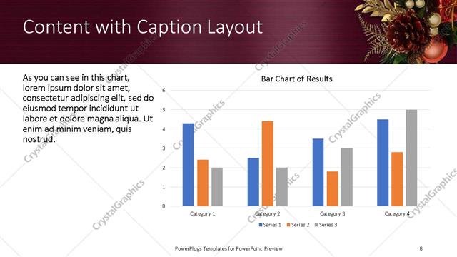 Content with Caption presentation slide layout