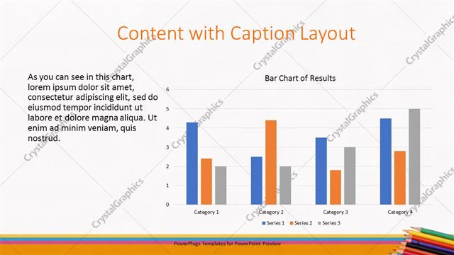 Content with Caption presentation slide layout
