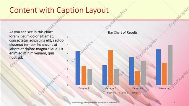 Content with Caption presentation slide layout