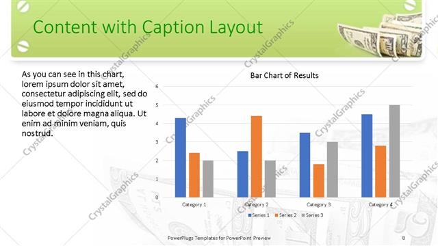 Content with Caption presentation slide layout