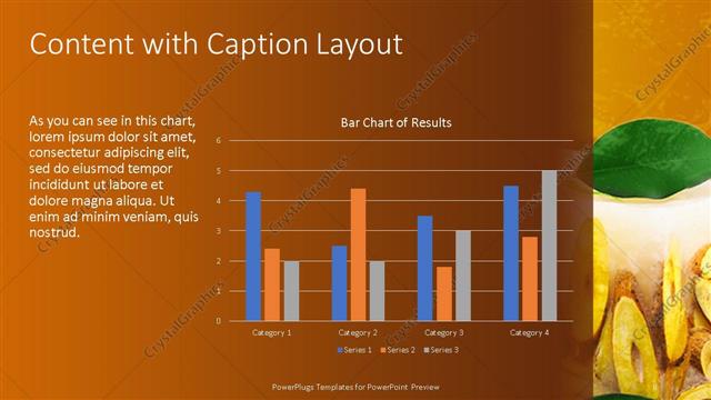 Content with Caption presentation slide layout