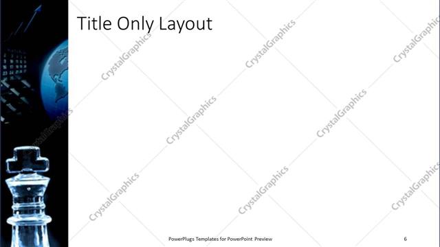 Title Only presentation slide layout