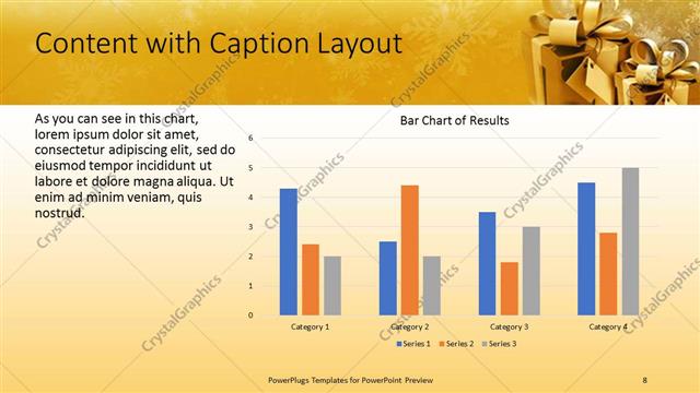 Content with Caption presentation slide layout