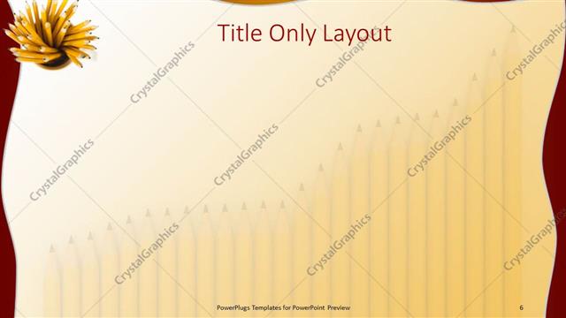 Title Only presentation slide layout