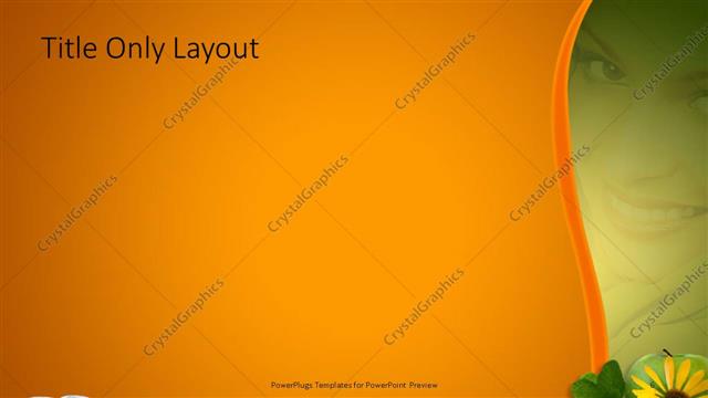 Title Only presentation slide layout