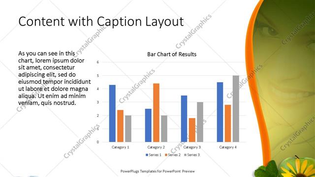 Content with Caption presentation slide layout