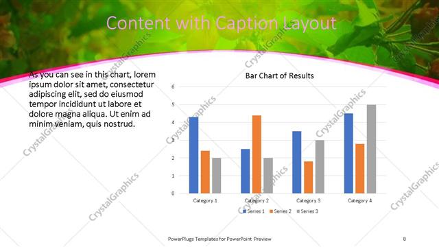 Content with Caption presentation slide layout