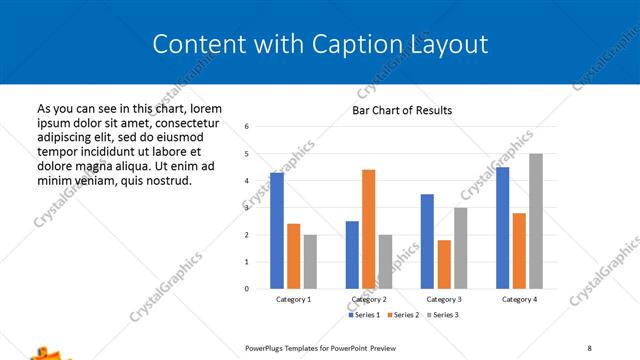 Content with Caption presentation slide layout