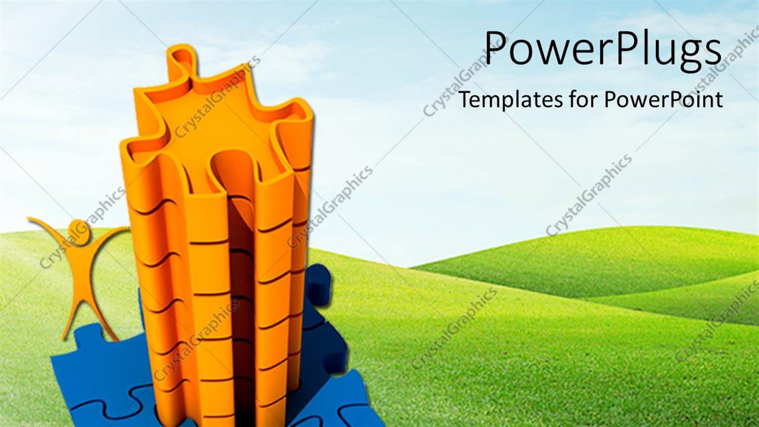 Featuring a Collection of Puzzle Pieces with Greenery in the Background