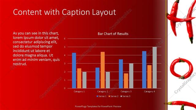 Content with Caption presentation slide layout