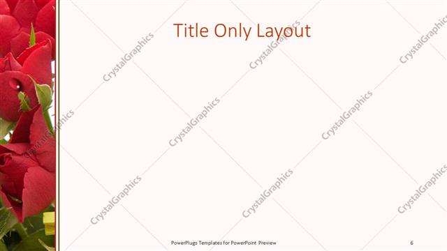 Title Only presentation slide layout