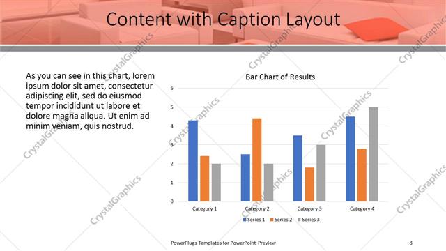 Content with Caption presentation slide layout