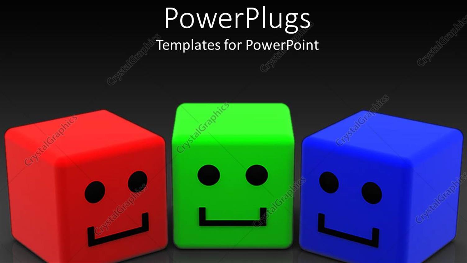 Featuring a Collection of Three Dimensional Smileys