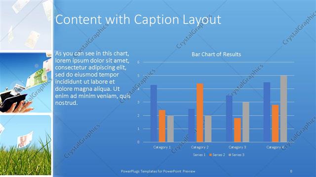 Content with Caption presentation slide layout