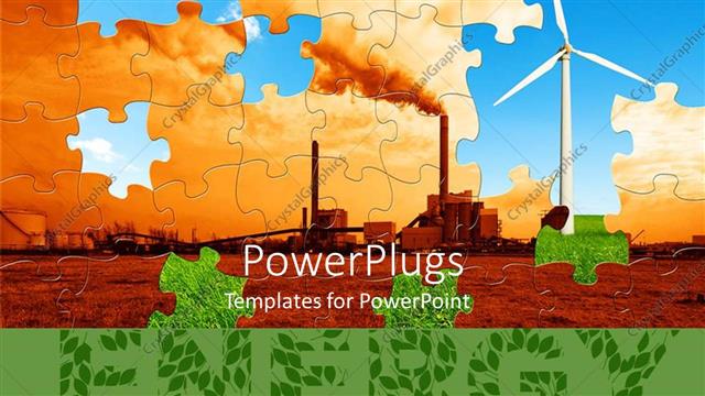  Presentation with industry - A collection of various boxes making the concept of an industry