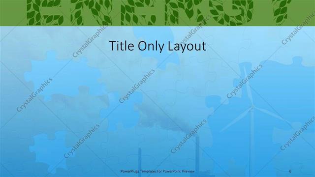Title Only presentation slide layout