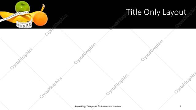 Title Only presentation slide layout