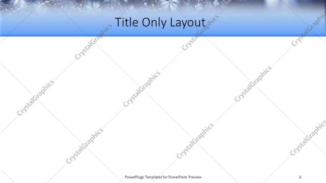 Title Only presentation slide layout