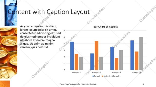 Content with Caption presentation slide layout