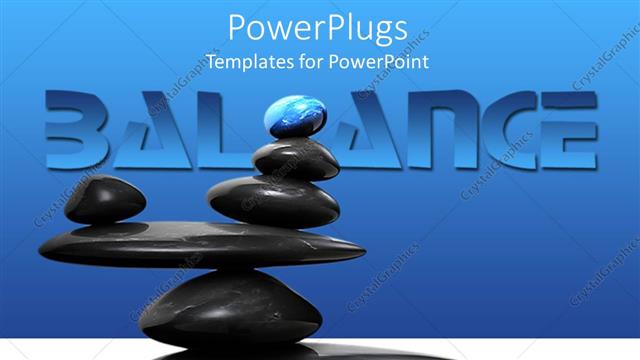  Presentation with zen - A collection of zen stones placed above each other