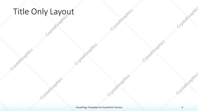 Title Only presentation slide layout