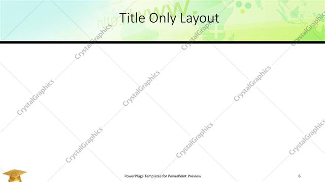 Title Only presentation slide layout