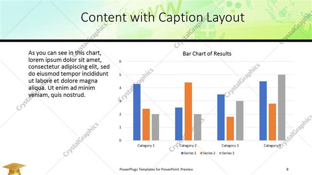 Content with Caption presentation slide layout