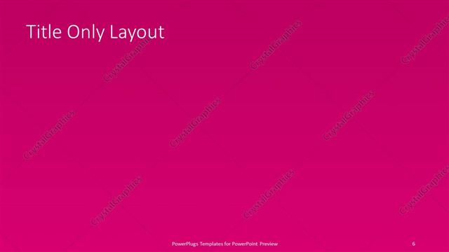 Title Only presentation slide layout