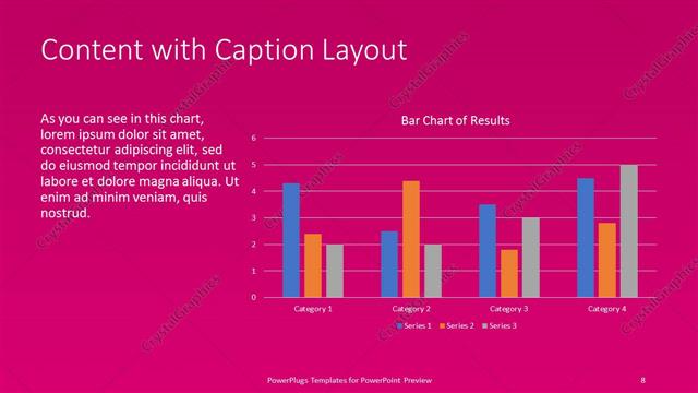 Content with Caption presentation slide layout