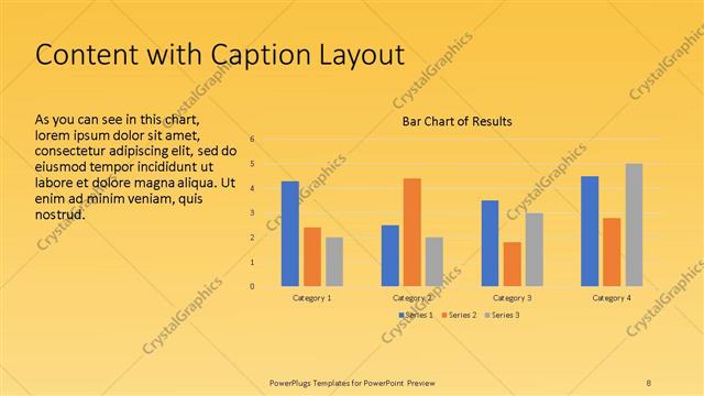 Content with Caption presentation slide layout