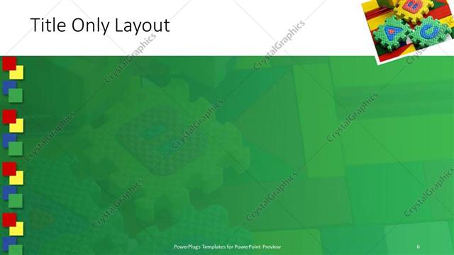 Title Only presentation slide layout