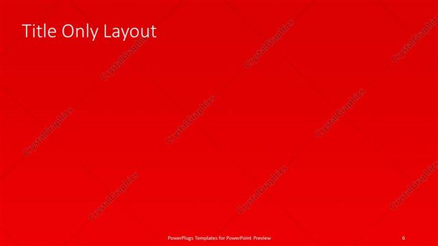 Title Only presentation slide layout