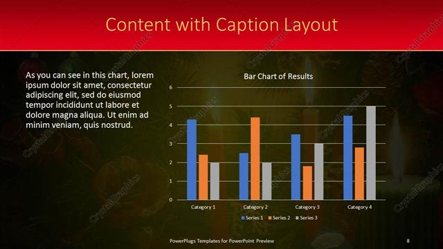 Content with Caption presentation slide layout