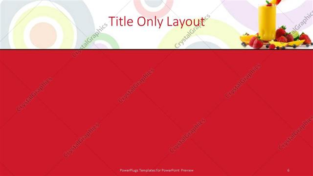 Title Only presentation slide layout