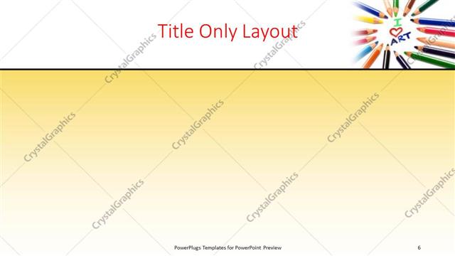 Title Only presentation slide layout