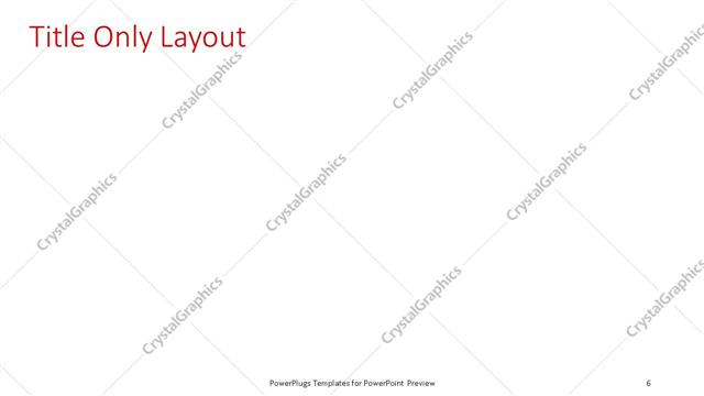 Title Only presentation slide layout