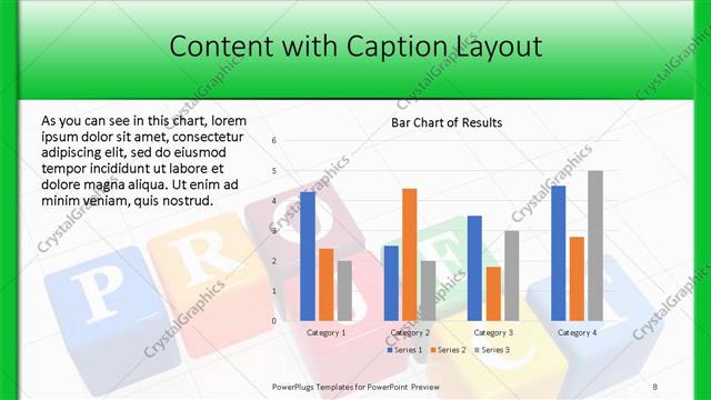 Content with Caption presentation slide layout