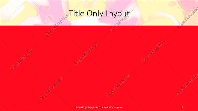 Title Only presentation slide layout