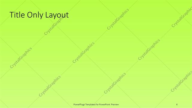 Title Only presentation slide layout