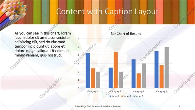 Content with Caption presentation slide layout