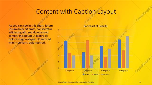 Content with Caption presentation slide layout