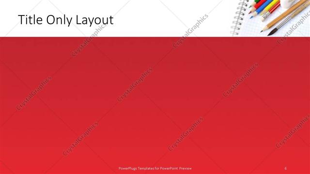 Title Only presentation slide layout