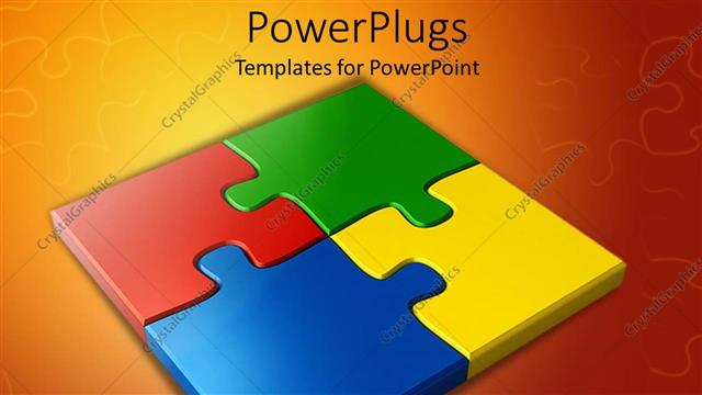  Presentation with puzzle - Colored Puzzles