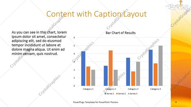 Content with Caption presentation slide layout