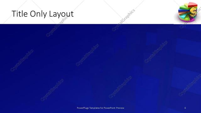 Title Only presentation slide layout