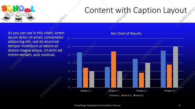 Content with Caption presentation slide layout