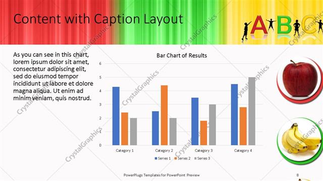 Content with Caption presentation slide layout